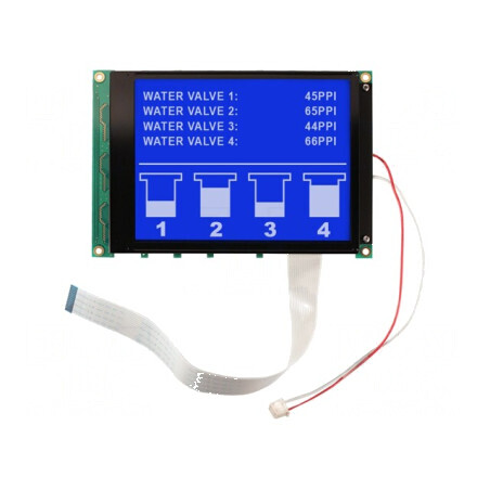Afişaj grafic LCD albastru 320x240 mm | Electronic-mag.ro | Componente Electronice