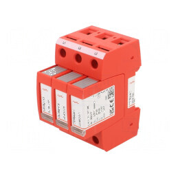 Limitator de supratensiuni Tip 2 Poli: 3 20kA pentru şină DIN - Limitator de supratensiuni Tip 2 Poli: 3 20kA | Electronic-mag.ro | Componente Electronice