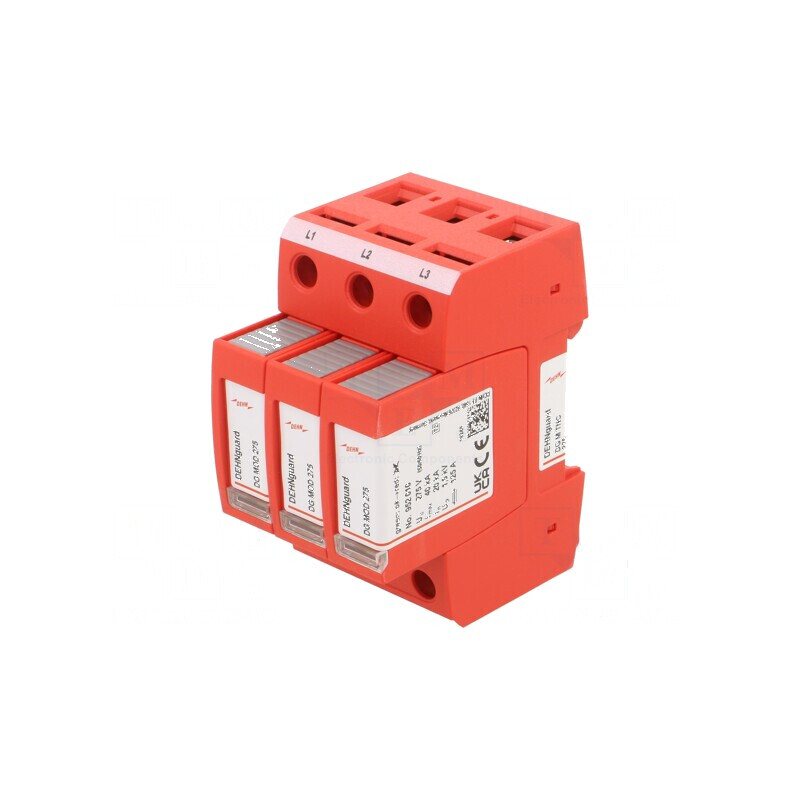 Limitator de supratensiuni Tip 2 Poli: 3 20kA pentru şină DIN - Limitator de supratensiuni Tip 2 Poli: 3 20kA | Electronic-mag.ro | Componente Electronice