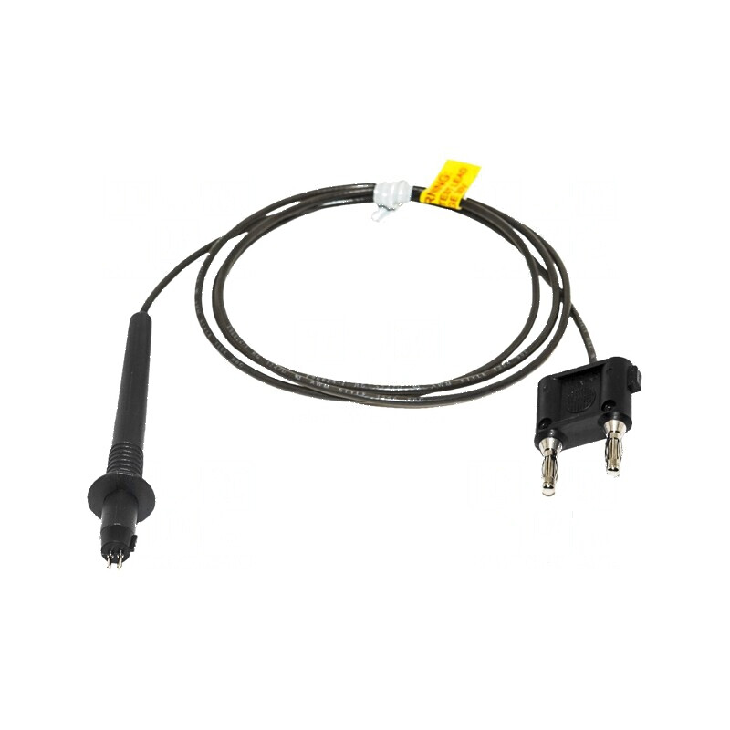 Cablu de măsurare cu mufă banană dublă 4mm | Electronic-mag.ro | Componente Electronice
