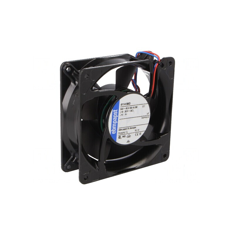 Ventilator Axial 24VDC - 119x119x38mm - 310m3/h - 65dBA | Electronic-mag.ro | Componente Electronice