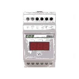 Voltmetru digital pentru montare pe şină DIN | Electronic-mag.ro | Componente Electronice