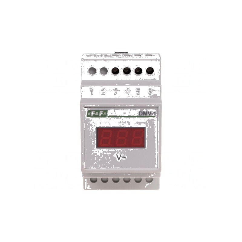 Voltmetru digital pentru montare pe şină DIN | Electronic-mag.ro | Componente Electronice