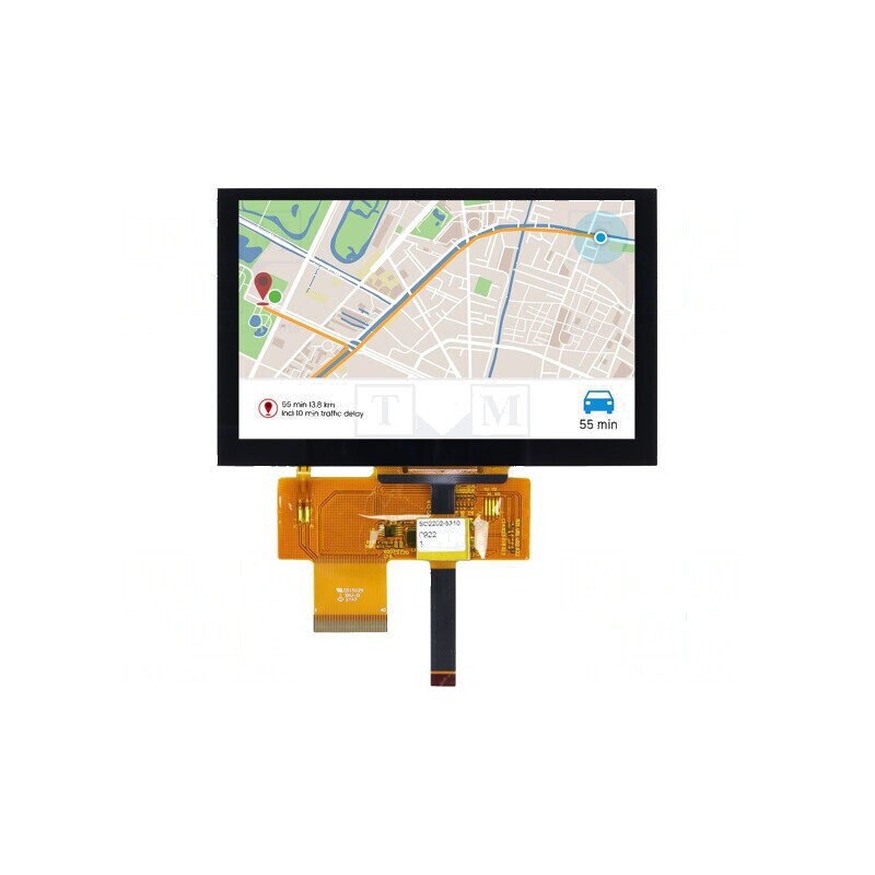 Afişaj TFT 5 inch LED cu rezoluţie 800x400 | Electronic-mag.ro | Componente Electronice