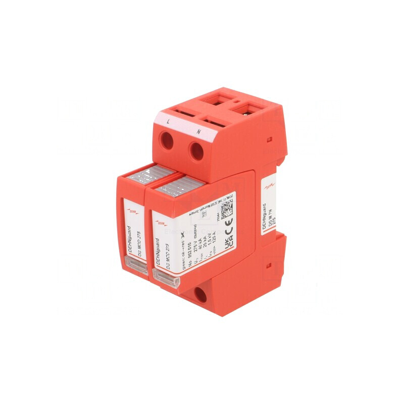 Limitator de supratensiuni Tip 2 Poli: 1 NPE 20kA -40÷80°C | Electronic-mag.ro | Componente Electronice