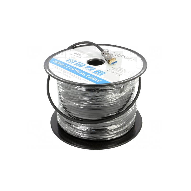Cablu HDMI 2.1 PVC negru 80m | Electronic-mag.ro | Componente Electronice