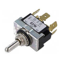 Comutator basculant cu 3 poziții - ON-OFF-(ON) | Electronic-mag.ro | Componente Electronice