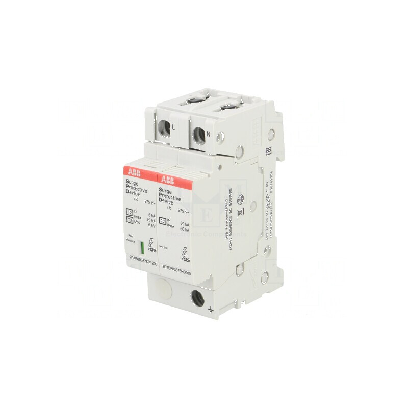 Limitator de supratensiuni Tip 2 3 Poli: 1 N In 8/20us: 20kA | Electronic-mag.ro | Componente Electronice