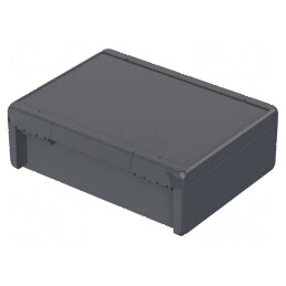 Carcasă universală BOCUBE ABS grafit | Electronic-mag.ro | Componente Electronice