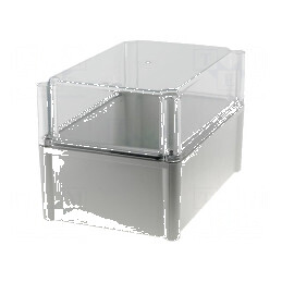 Carcasă universală gri solidă | Electronic-mag.ro | Componente Electronice