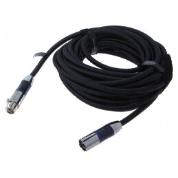 Cablu XLR 3pin 10m negru | Electronic-mag.ro | Componente Electronice
