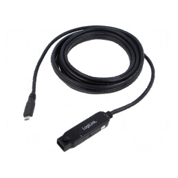 Repeater USB Thunderbolt 3 5m negru | Electronic-mag.ro | Componente Electronice