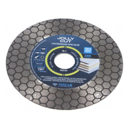 Disc de tăiere diamantat 125mm Ø 22,23mm Øorif 1,6mm | Electronic-mag.ro | Componente Electronice