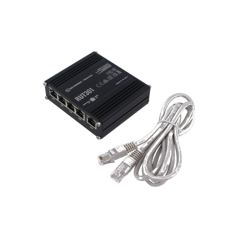 Ruter cu 5 porturi Ethernet, alimentator inclus | Electronic-mag.ro | Componente Electronice