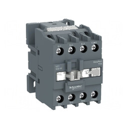 Contactor cu 3 poli și 3 contacte auxiliare - 220VAC 38A | Electronic-mag.ro | Componente Electronice