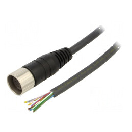 Conector M23 mufă PIN 12 mamă IP67 | Electronic-mag.ro | Componente Electronice