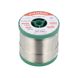 Cositor fără plumb 1mm 500g bobină 2,5% | Electronic-mag.ro | Componente Electronice