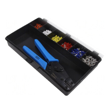 Kit complet pentru crimparea conectorilor și terminalelor | Electronic-mag.ro | Componente Electronice