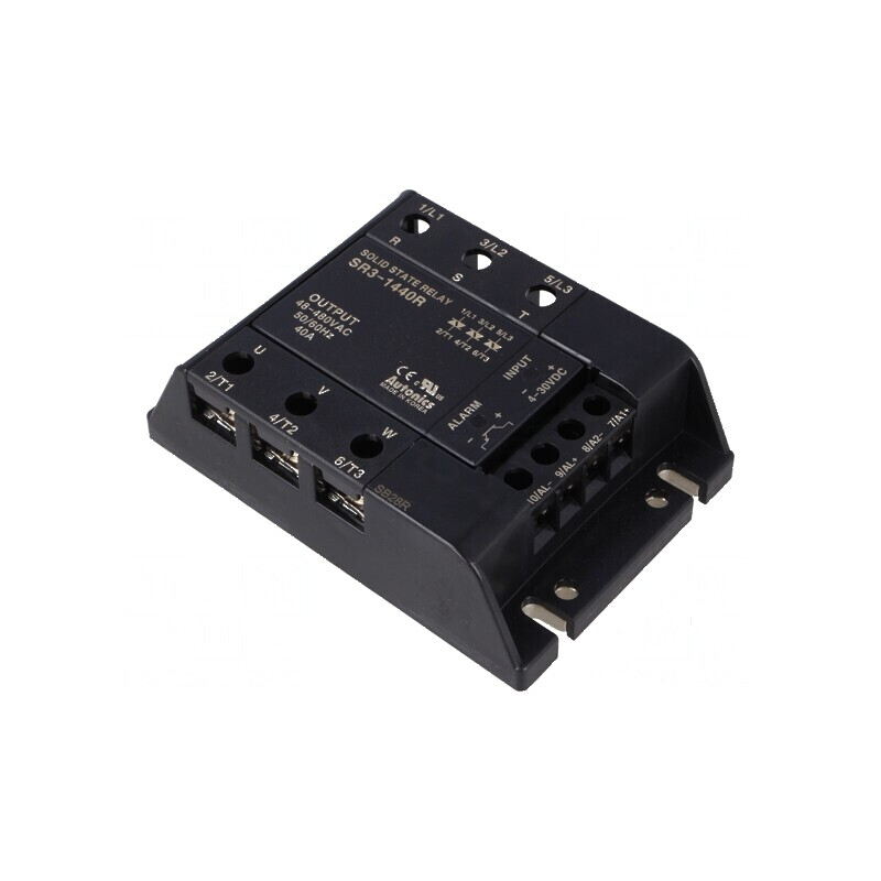 Releu semiconductor 40A Uîntrerup 3-fazat | Electronic-mag.ro | Componente Electronice