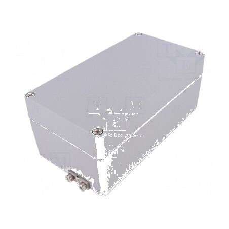 Carcasă universală aluminiu gri 120x220x90mm ATEX | Electronic-mag.ro | Componente Electronice