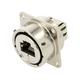 Conector RJ45 cu PIN de 8, RJF, 8p8c, IP68, Cat 6a | Electronic-mag.ro | Componente Electronice