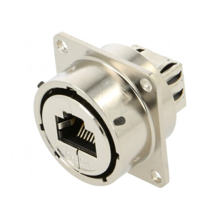 Conector RJ45 cu PIN de 8, RJF, 8p8c, IP68, Cat 6a | Electronic-mag.ro | Componente Electronice