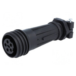 Conector circular cu 5 pini exterior, prin rotire | Electronic-mag.ro | Componente Electronice