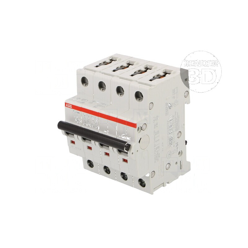 Întrerupător de supracurent 400VAC 2A 4Pole C Characteristic | Electronic-mag.ro | Componente Electronice