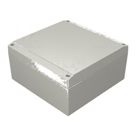 Carcasă aluminiu universală 160mm x 160mm x 81mm | Electronic-mag.ro | Componente Electronice
