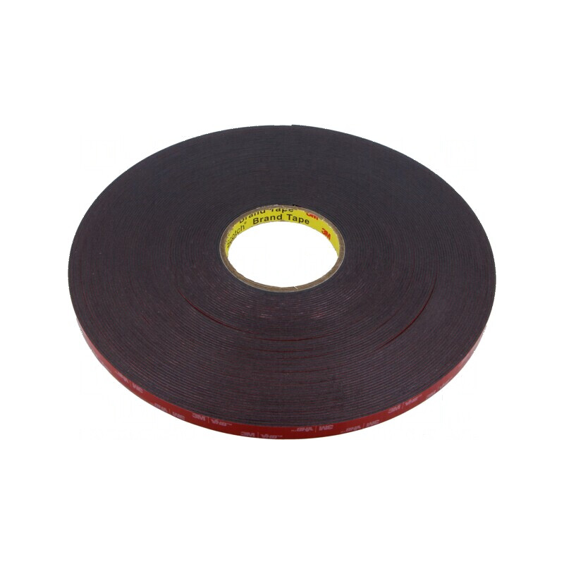 Bandă de fixare acril neagră 12mm x 33m | Electronic-mag.ro | Componente Electronice