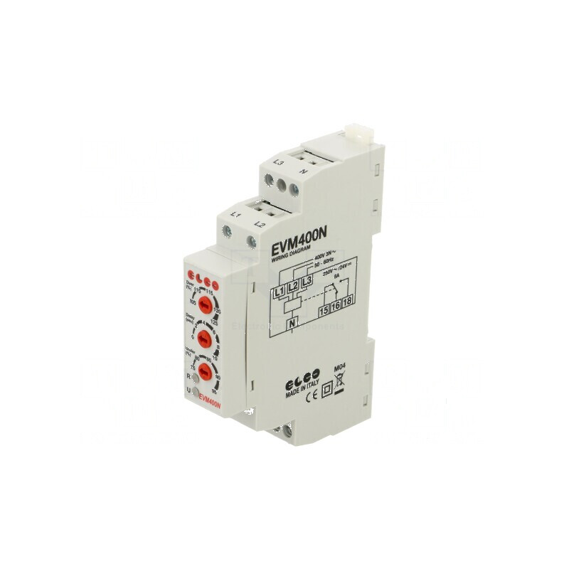 Releu de monitorizare a tensiunii DIN IP20 8A | Electronic-mag.ro | Componente Electronice