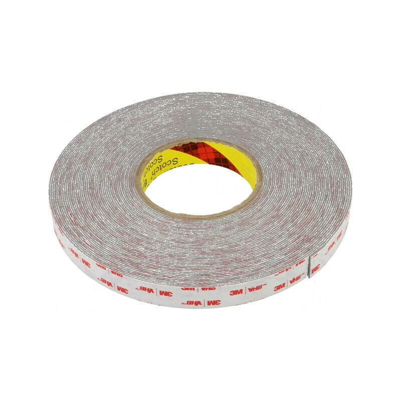 Bandă de fixare acril gri 19mm x 20m | Electronic-mag.ro | Componente Electronice Bandă de fixare acril gri 19mm x 20m | Electronic-mag.ro | Componente Electronice