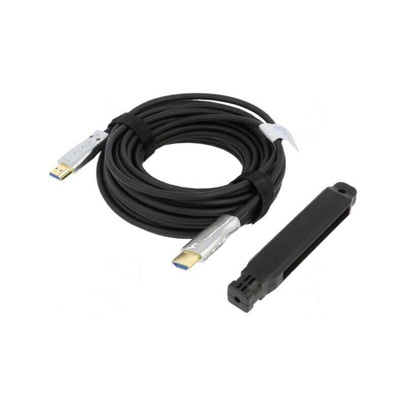 Cablu HDMI optic 10m negru | Electronic-mag.ro | Componente Electronice