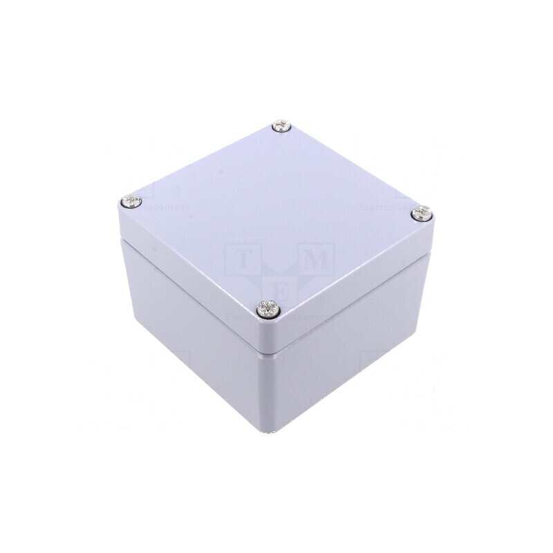 Carcasă universală din aluminiu gri | Electronic-mag.ro | Componente Electronice