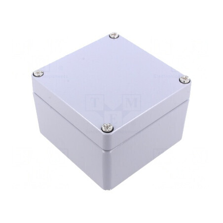 Carcasă universală din aluminiu gri | Electronic-mag.ro | Componente Electronice