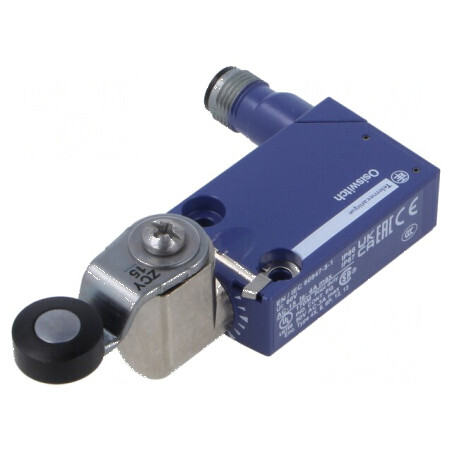 Limitator cursă manetă R 34,4mm, rolă din plastic Ø16mm | Electronic-mag.ro | Componente Electronice