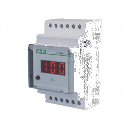 Ampermetru digital pentru montare pe șină DIN LED IP20 | Electronic-mag.ro | Componente Electronice