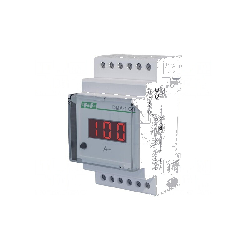 Ampermetru digital pentru montare pe șină DIN LED IP20 | Electronic-mag.ro | Componente Electronice