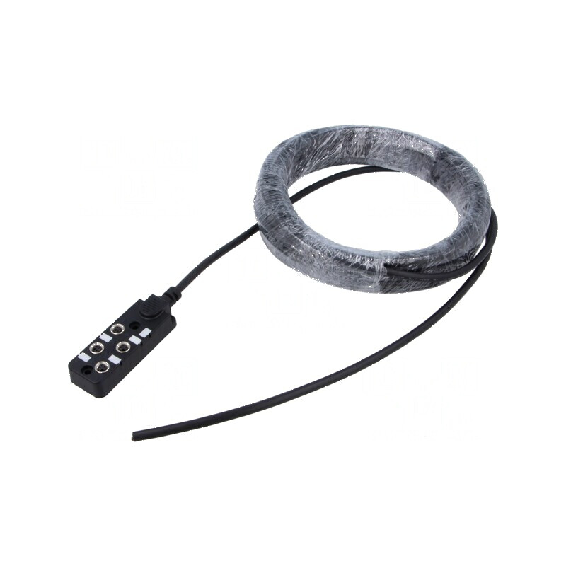 Cutie de conexiuni M8 PIN: 3 - soclu 6A IP67 - 10 metri | Electronic-mag.ro | Componente Electronice