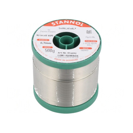 Cositor fără plumb 500g 0,7mm | Electronic-mag.ro | Componente Electronice
