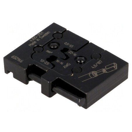 Fălci pt. crimpare conectori neizolaţi 4,8mm: Set de clești pentru crimpare | Electronic-mag.ro | Componente Electronice