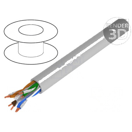 Cablu UTP 6 gri 100m | Electronic-mag.ro | Componente Electronice