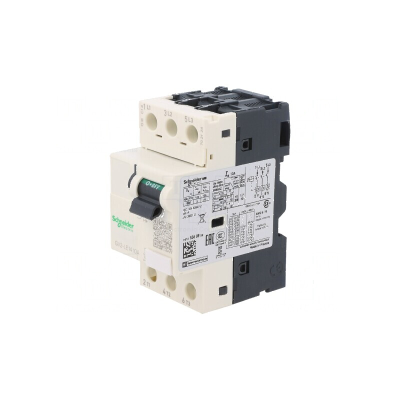 Întrerupător pentru motor 3/4kW 230÷690VAC DIN IP20 | Electronic-mag.ro | Componente Electronice