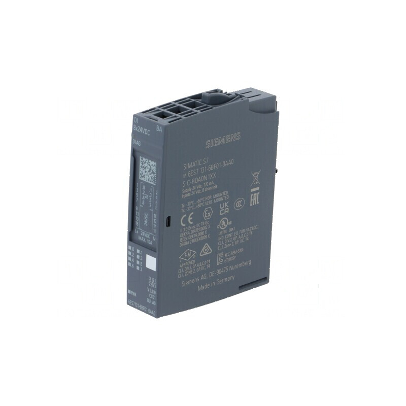 Extensie intrare digitala ET 200SP, 8 canale | Electronic-mag.ro | Componente Electronice