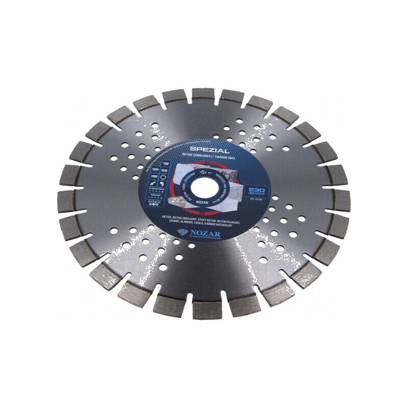 Disc de tăiere diamantat 230mm Øorif: 22,23mm | Electronic-mag.ro | Componente Electronice
