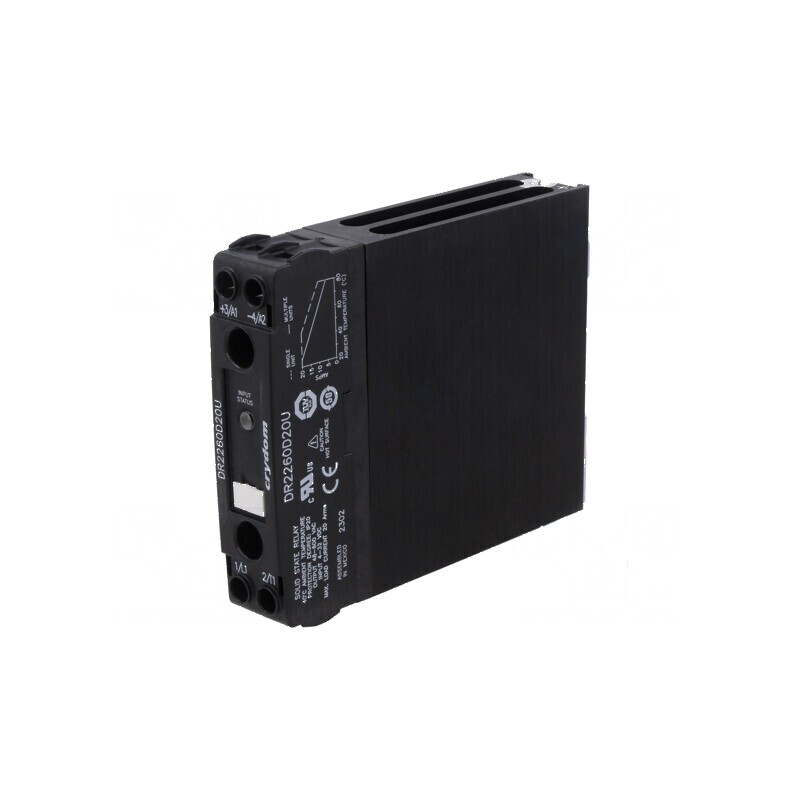 Releu semiconductor Ucom 20A 48-600VAC DR22 IP20 | Electronic-mag.ro | Componente Electronice