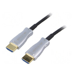 Cablu HDMI optic 5m negru | Electronic-mag.ro | Componente Electronice