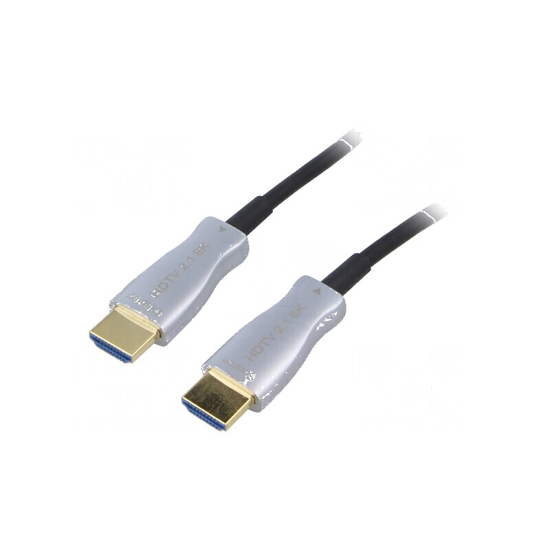 Cablu HDMI optic 5m negru | Electronic-mag.ro | Componente Electronice