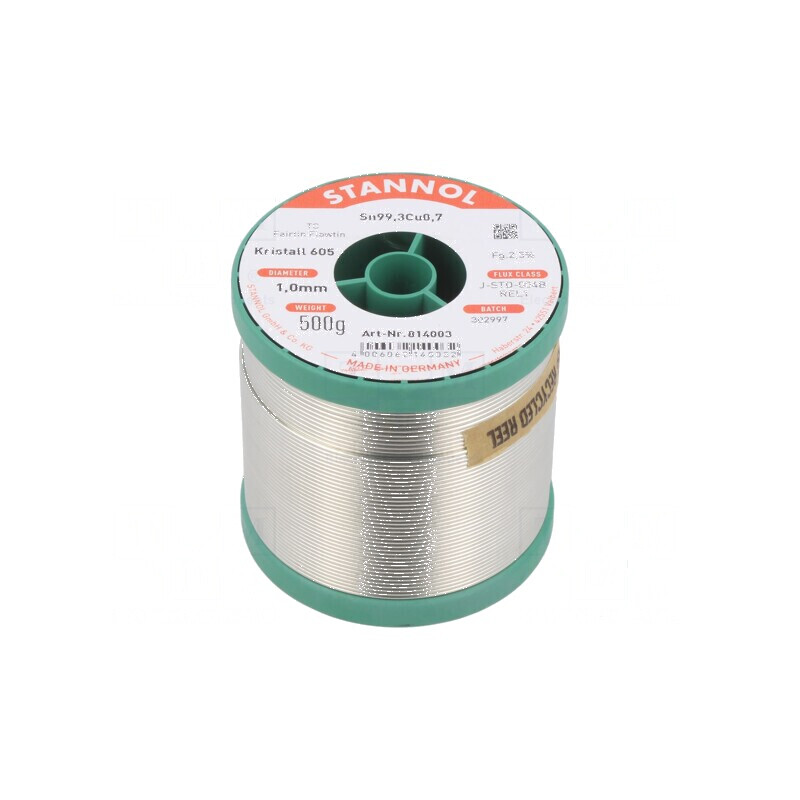 Cositor fără plumb SnCu 1mm 500g bobină | Electronic-mag.ro | Componente Electronice