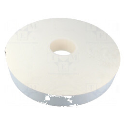 Bandă de fixare albă 50mm x 25m x 3mm | Electronic-mag.ro | Componente Electronice